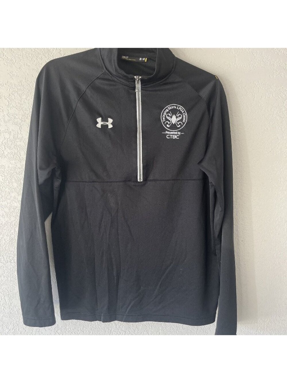 Under Armour Swinging Skirts LPGA Classic Black 1/2 Pullover Women’s Sz S/P